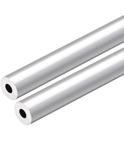 uxcell 6063 Aluminum Round Tube, 300mm Length 19mm OD 10mm